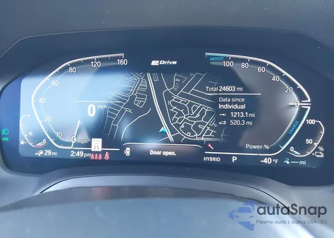 2022 BMW 3 Series 330E z USA, uszkodzony, nr VIN 3MW5P7J08N8C25611